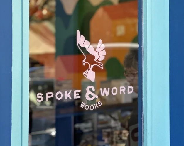 Brand design for local book store, Spoke & Words Books