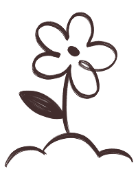 Hand drawn flower illustration