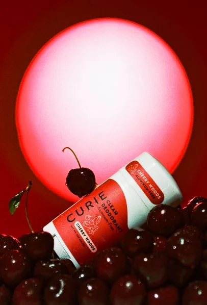 Curie deodorant in scent Cherry Woods