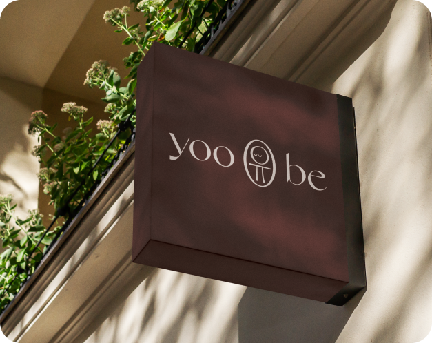 Yoo Bee body care company exterior signage