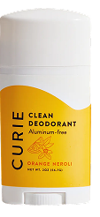Curie deodorant packaging