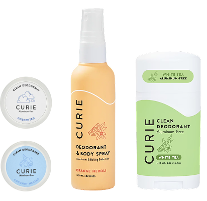 Personal care packaging design for Curie