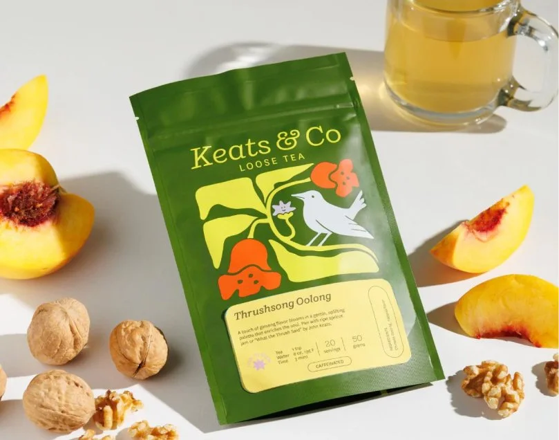 Keats & Co packaging and label design