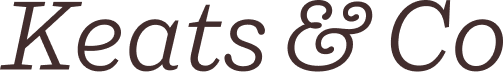 Keats & Co horizontal wordmark logo
