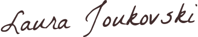 Laura Joukovski signature