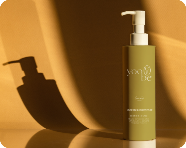 Skincare brand packaging design for Yoo Bee