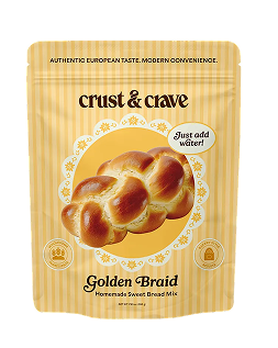 Crust & Crave golden braid bread mix bag