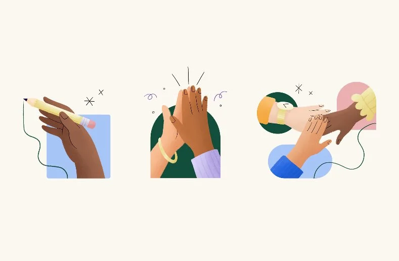 Examples of commercial spot illustrations