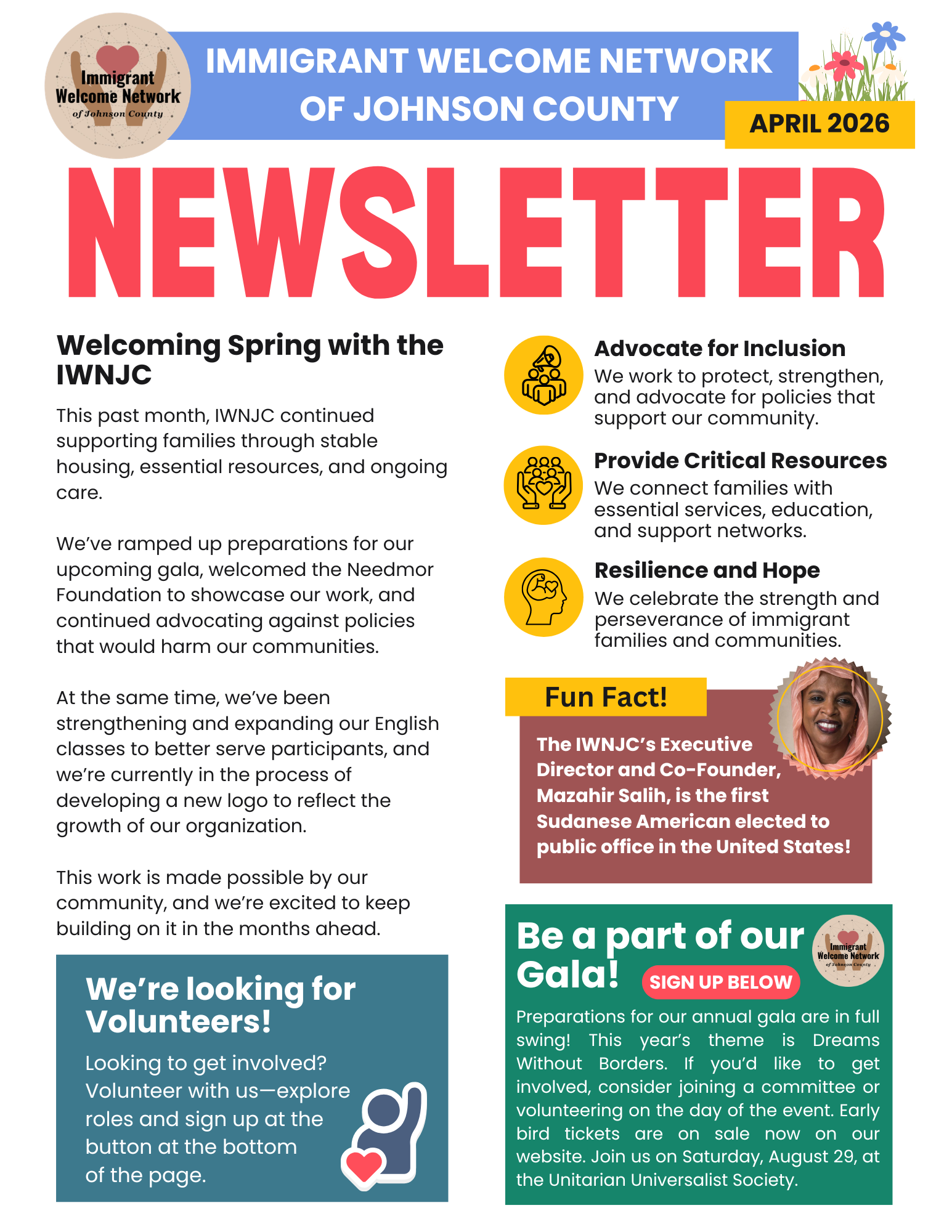 April Newsletter