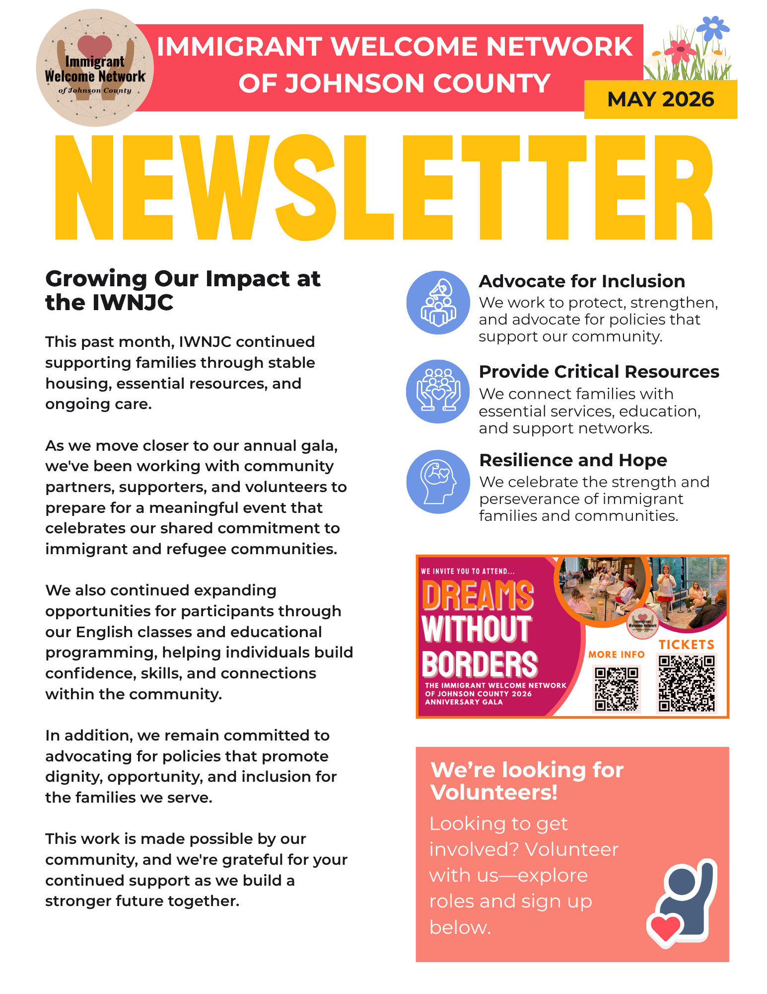 May Newsletter