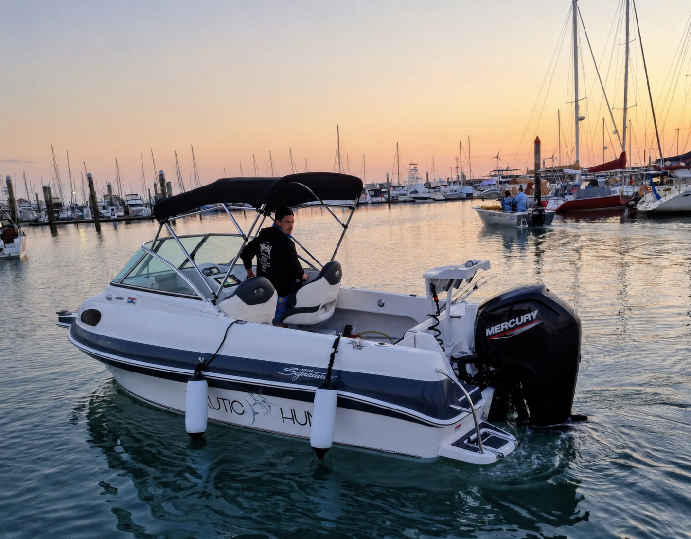 Haines Signature 525F during a post-delivery sea trial after modifications on the Gold Coast