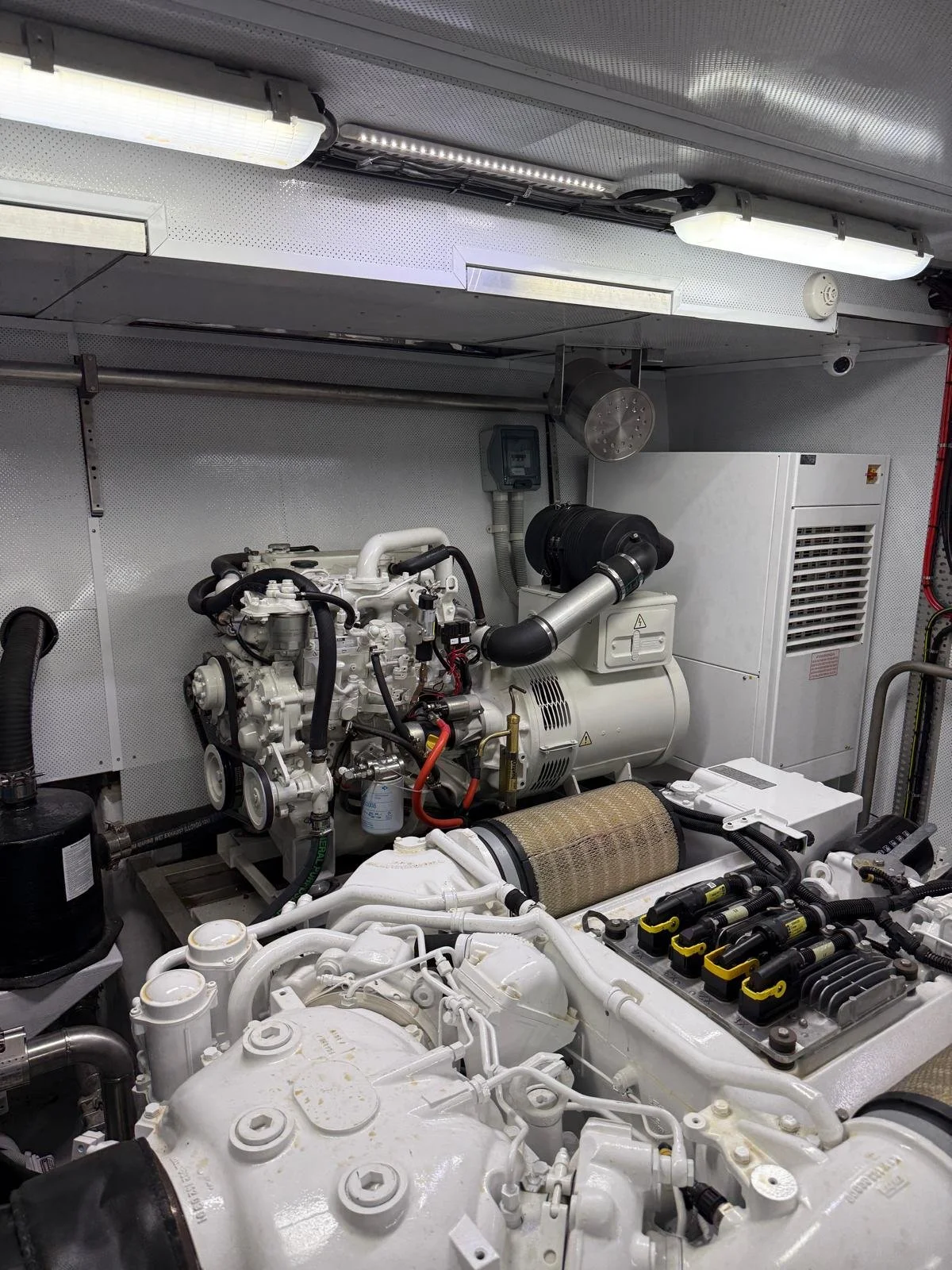 Luxury yacht engine inspection for pre-purchase and general marine assessment