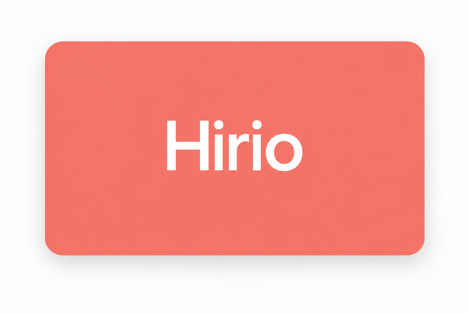 Hirio Gift Card