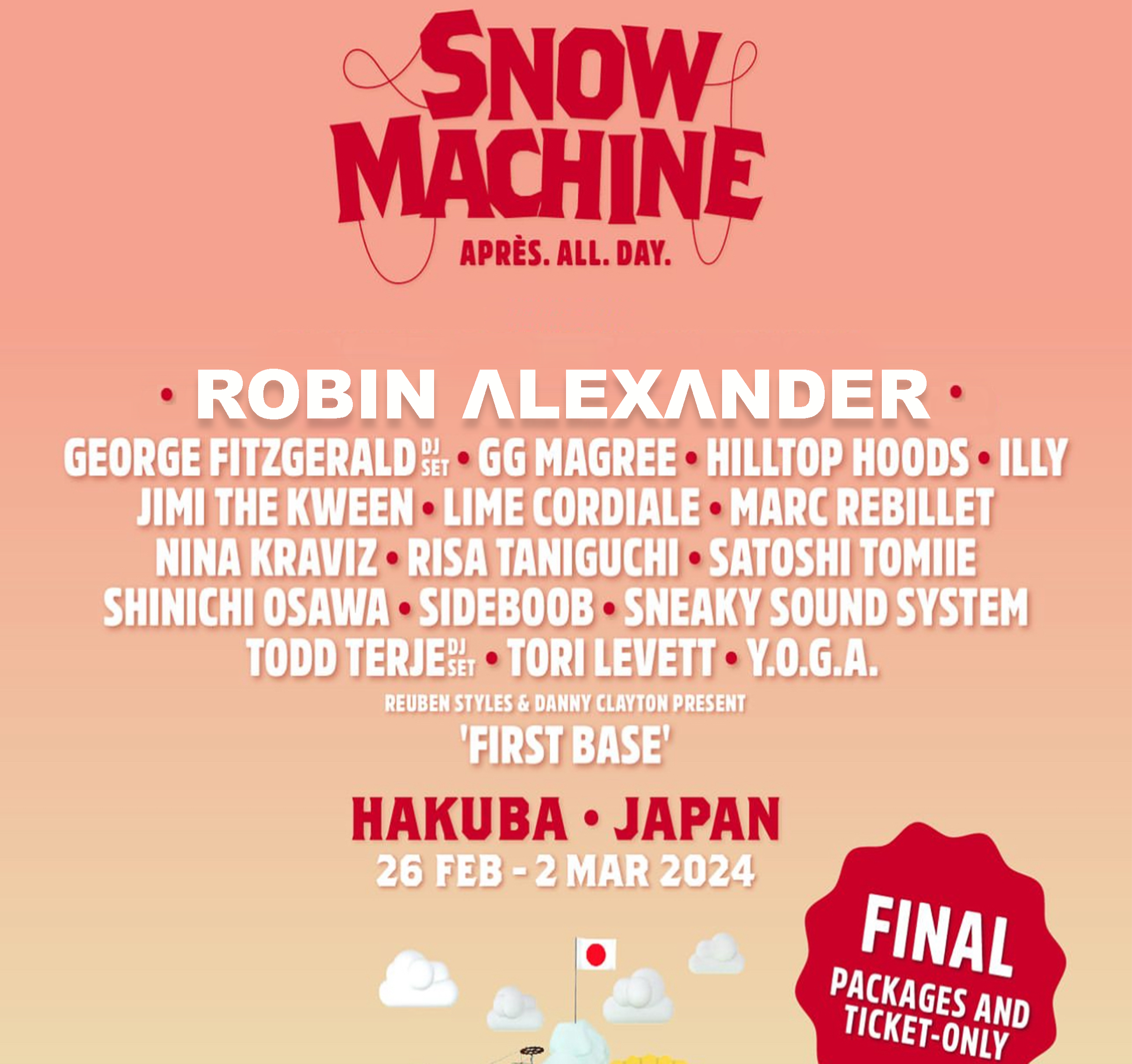 Snow Machine Japan: Taking My Sound International