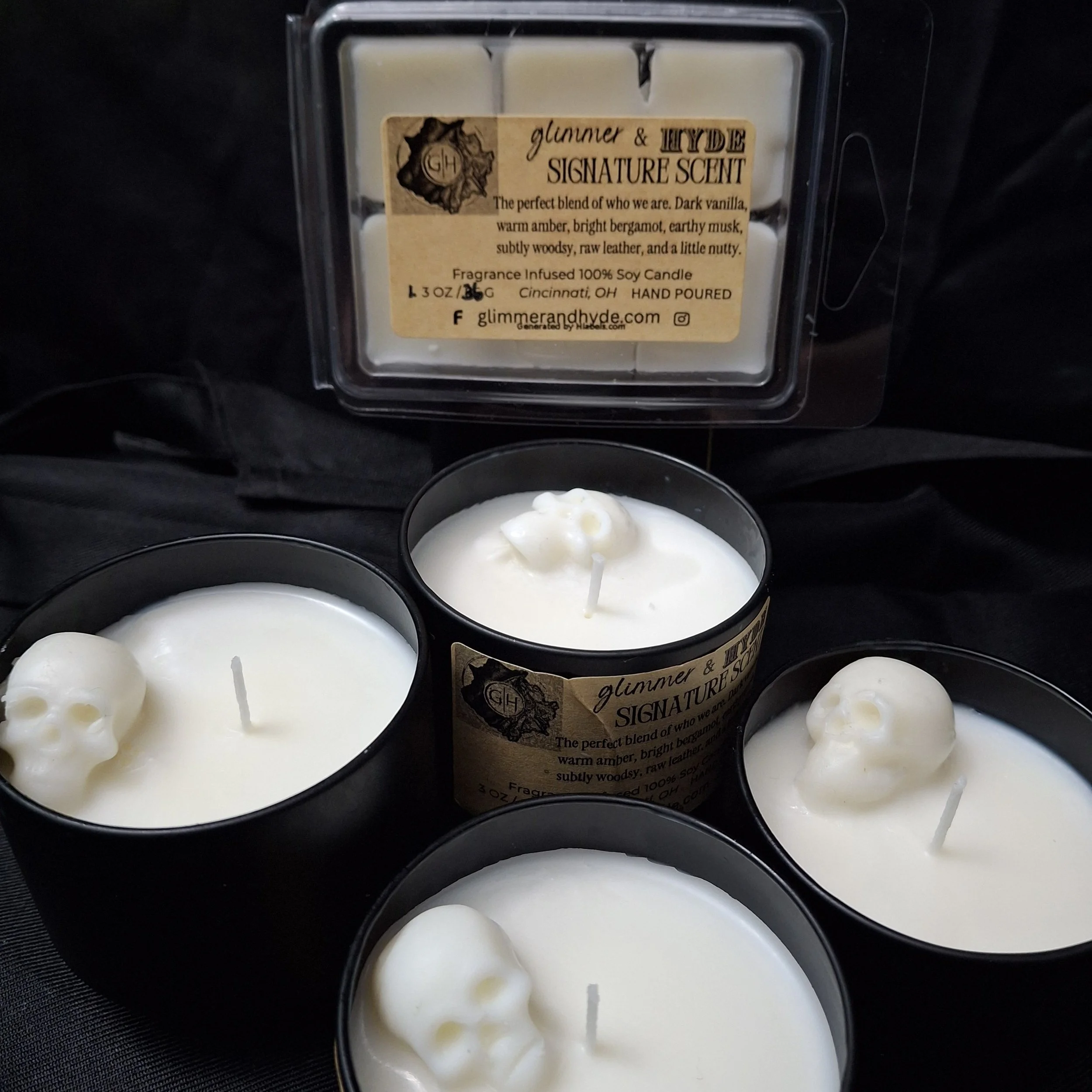 Glimmer and HYDE Signature Scent Candle