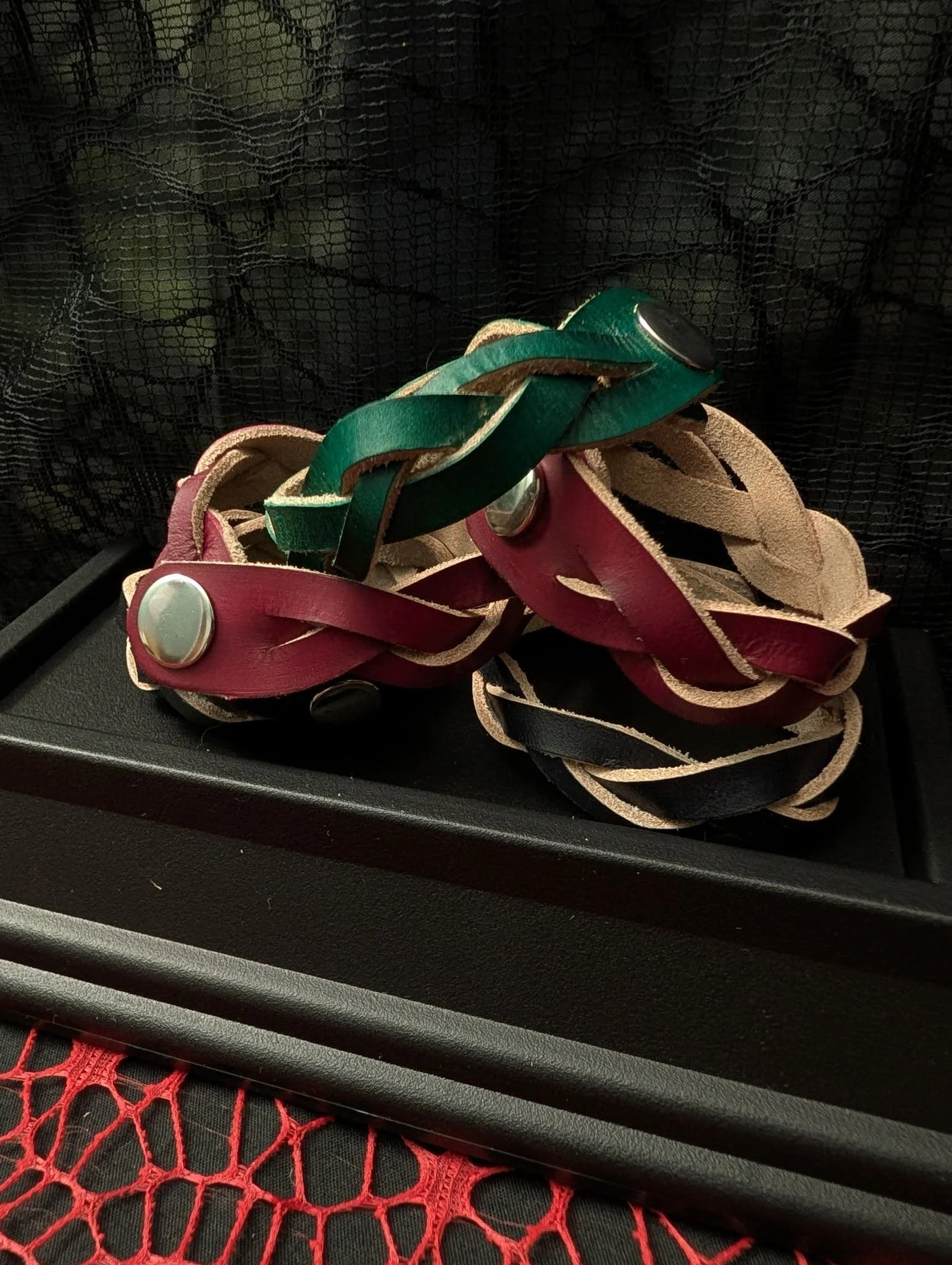 Leather Mystery Braid Bracelet