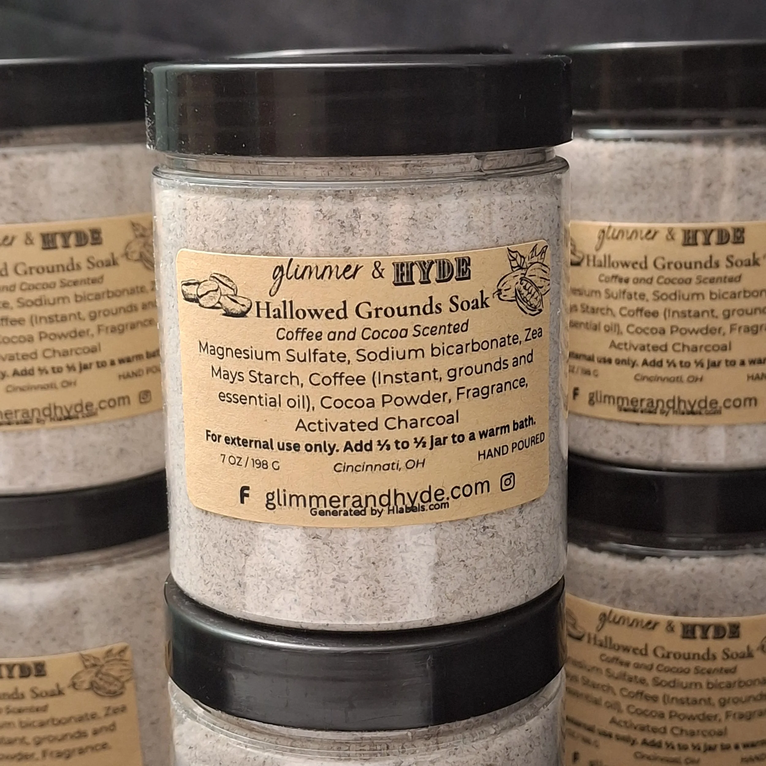 Hallowed Grounds Soak - Coffee & Cocoa Scented Bath Treatment