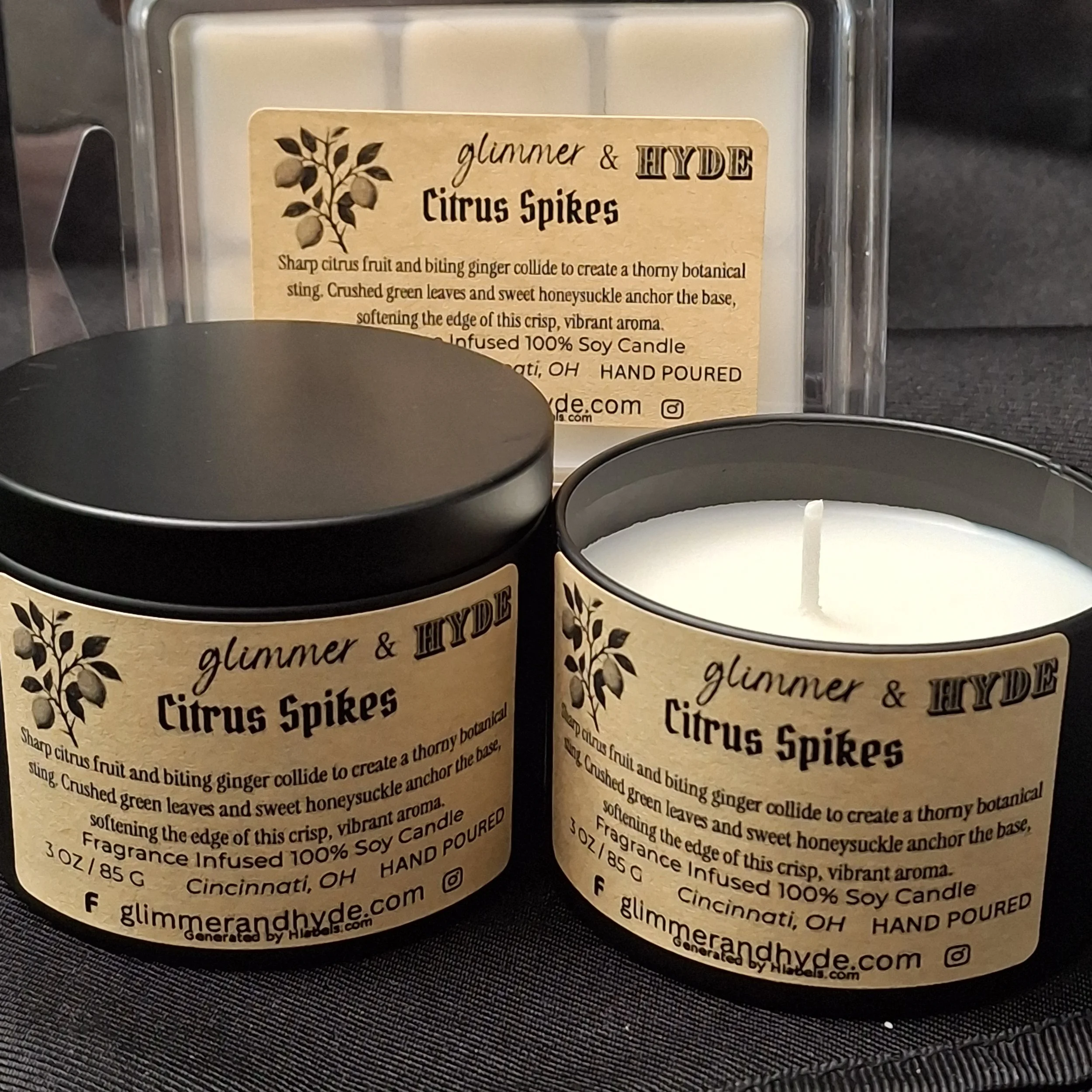 Citrus Spikes Scented Candle