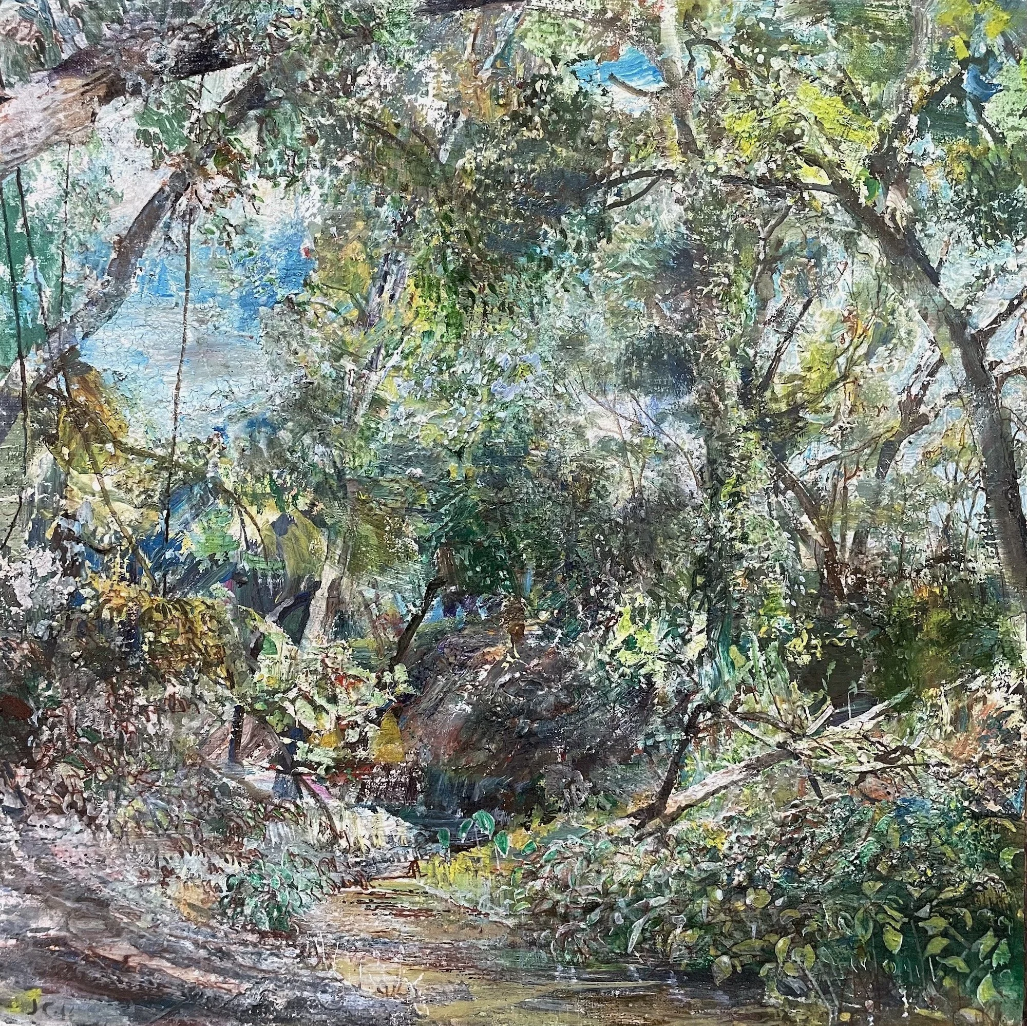 "Summer Glade, Carson Creek", 11.75 x 11.75