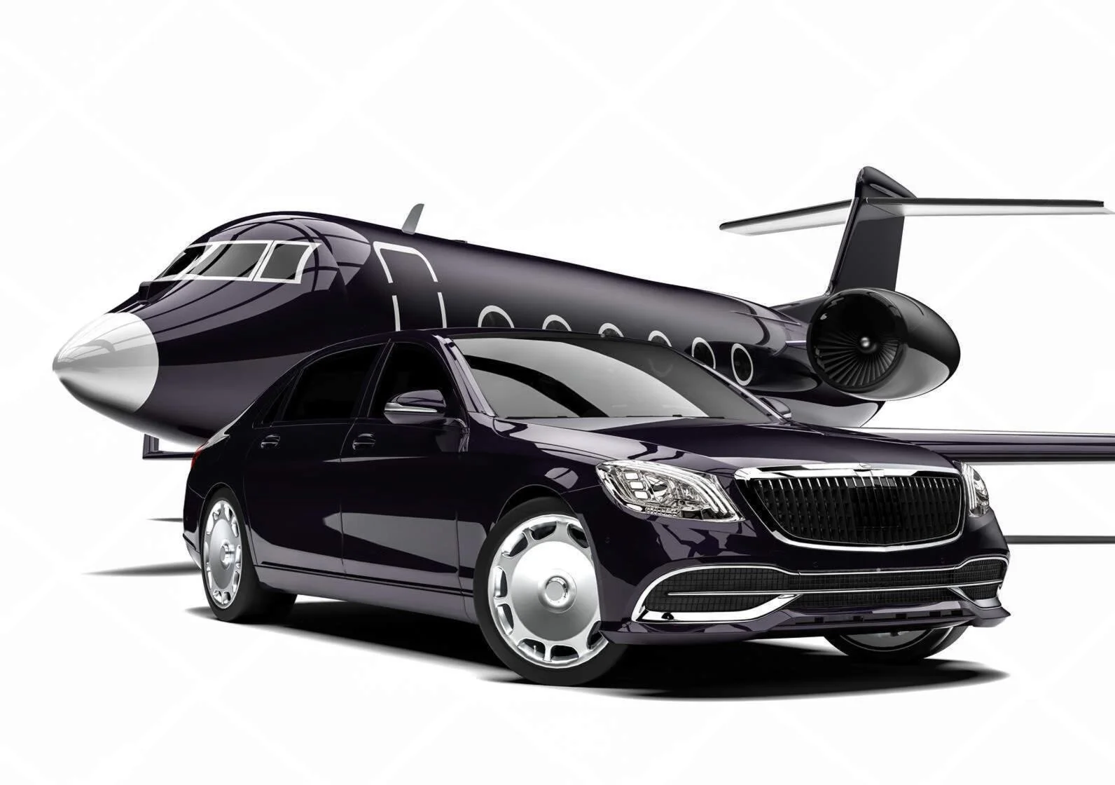 Elevated transport services featuring elite luxury car rentals, private aviation, and professional private drivers