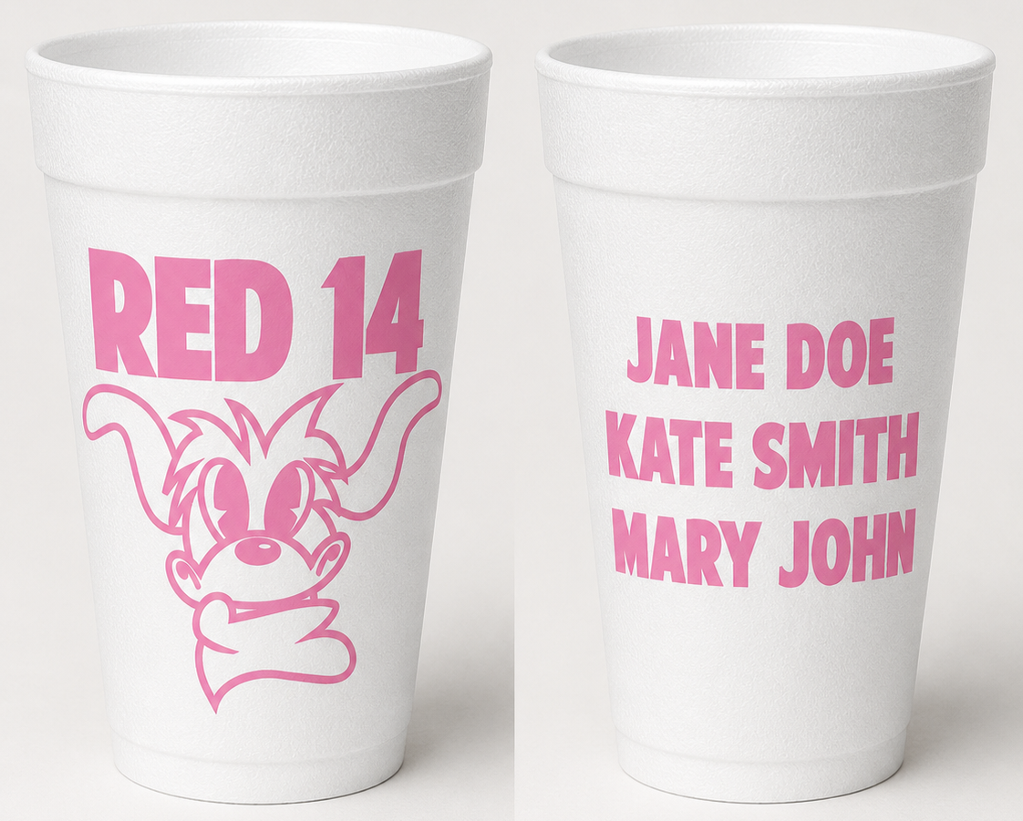 Custom Styrofoam Cups