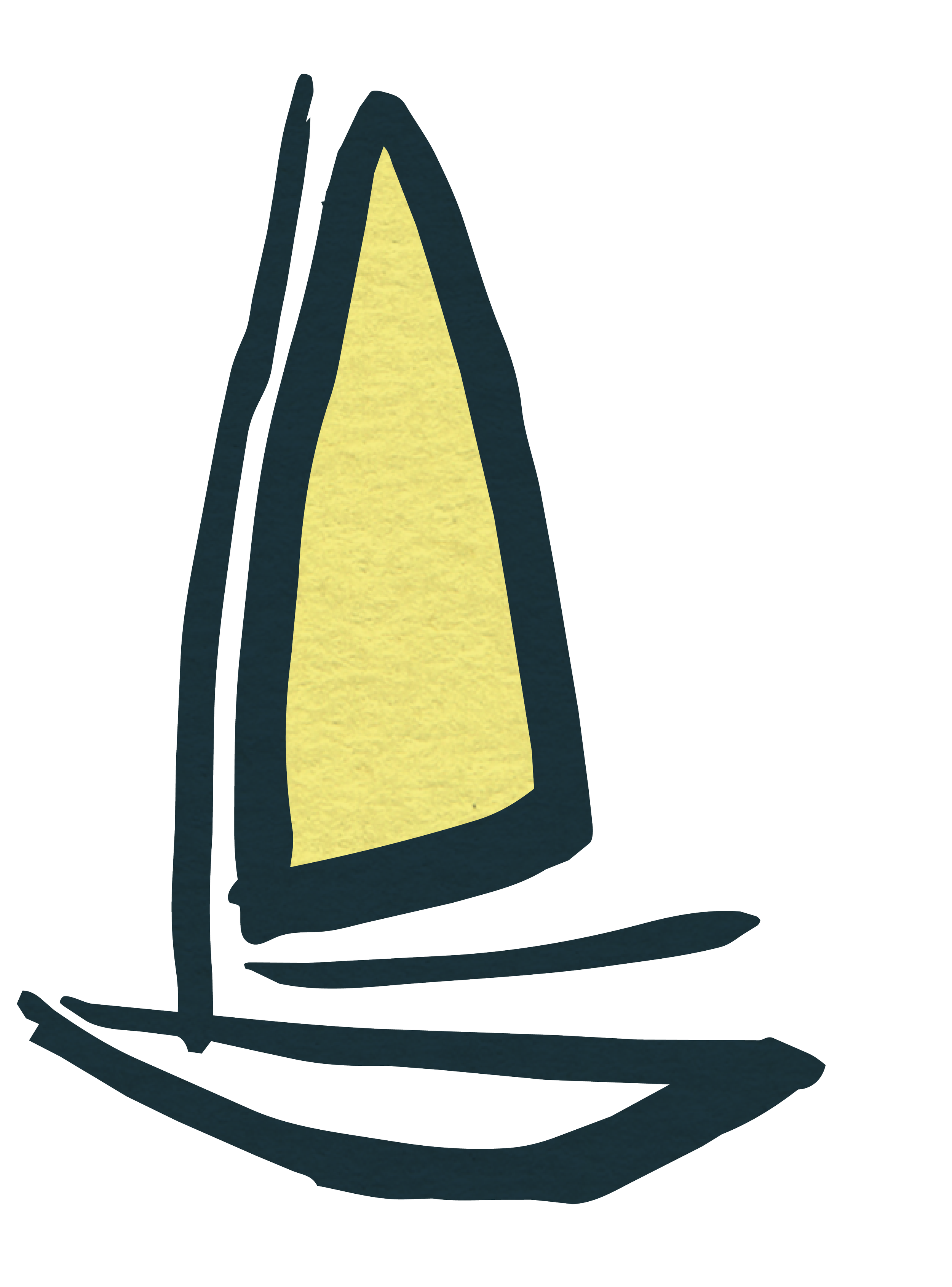A desk lamp with a dark blue base and an angled arm, with a yellow lampshade, casting light onto a laptop keyboard and a notepad.