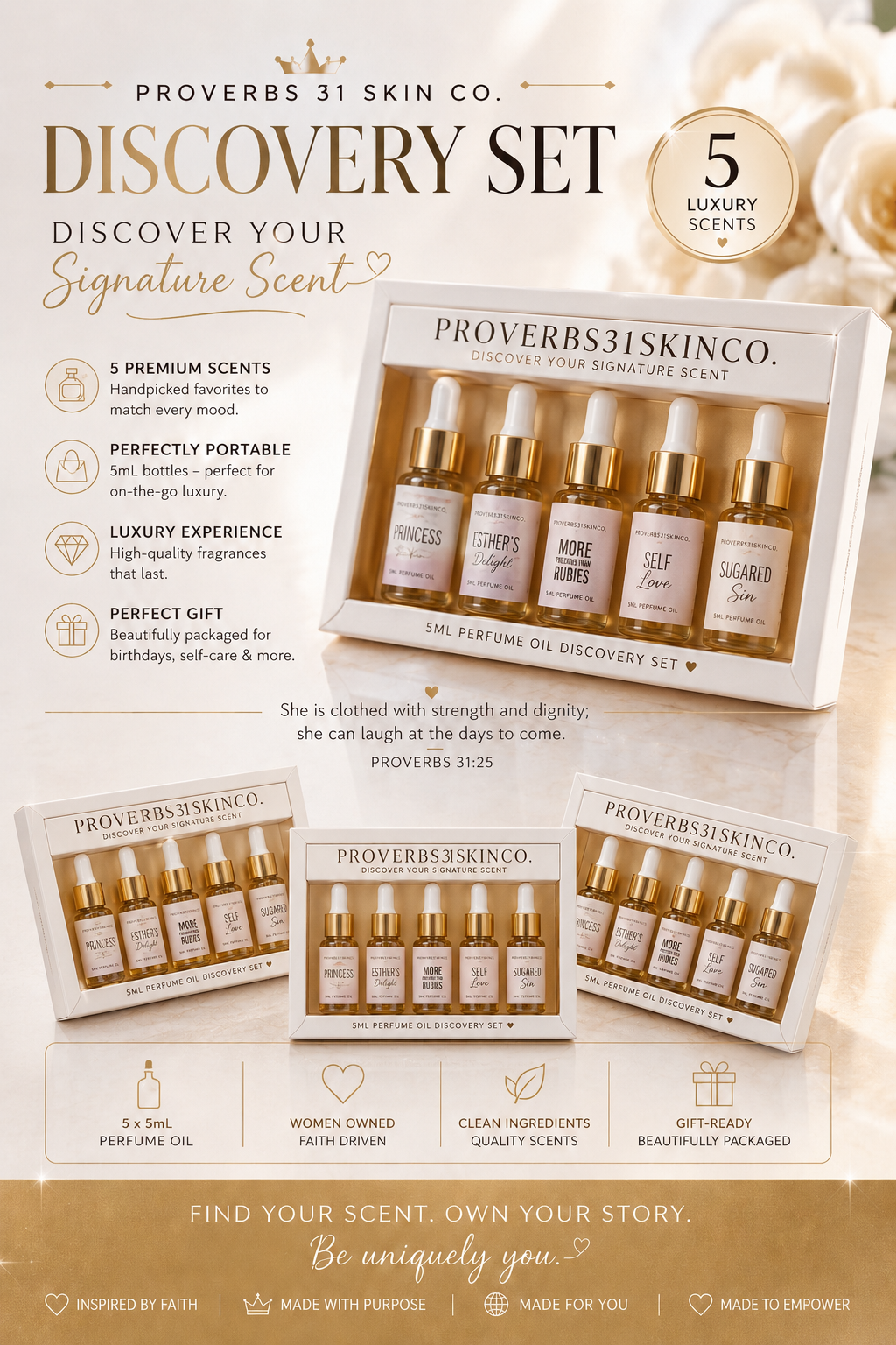 NOT READY TO COMMIT? TRY OUR MINI OILS.
