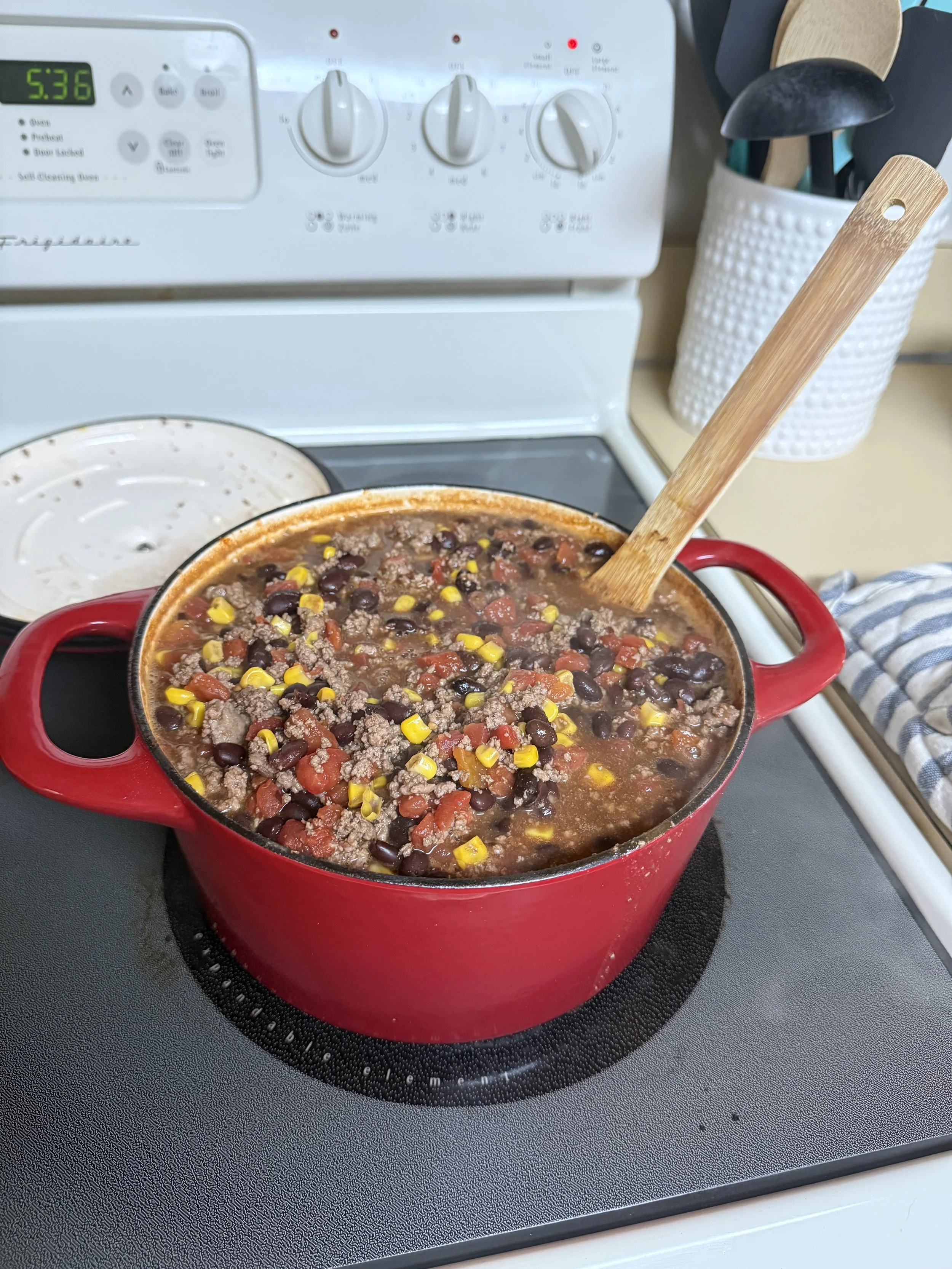 Easiest Taco Soup,  a Family Favorite!