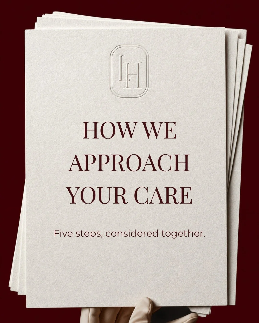 Every plan we build follows the same five steps.

It starts with a consultation. Unhurried and personal, with time dedicated entirely to understanding you before anything else is discussed. Then assessment and education a clear look at what's going o
