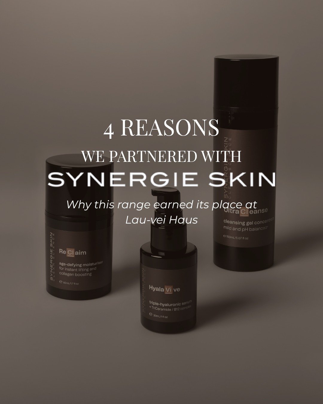 I&rsquo;ve spent over 14 years working with skin, trying products, studying ingredients and seeing firsthand what makes a difference.

So when it came to choosing a skincare partner for my own clinic, I knew exactly what mattered to me.

Good formula