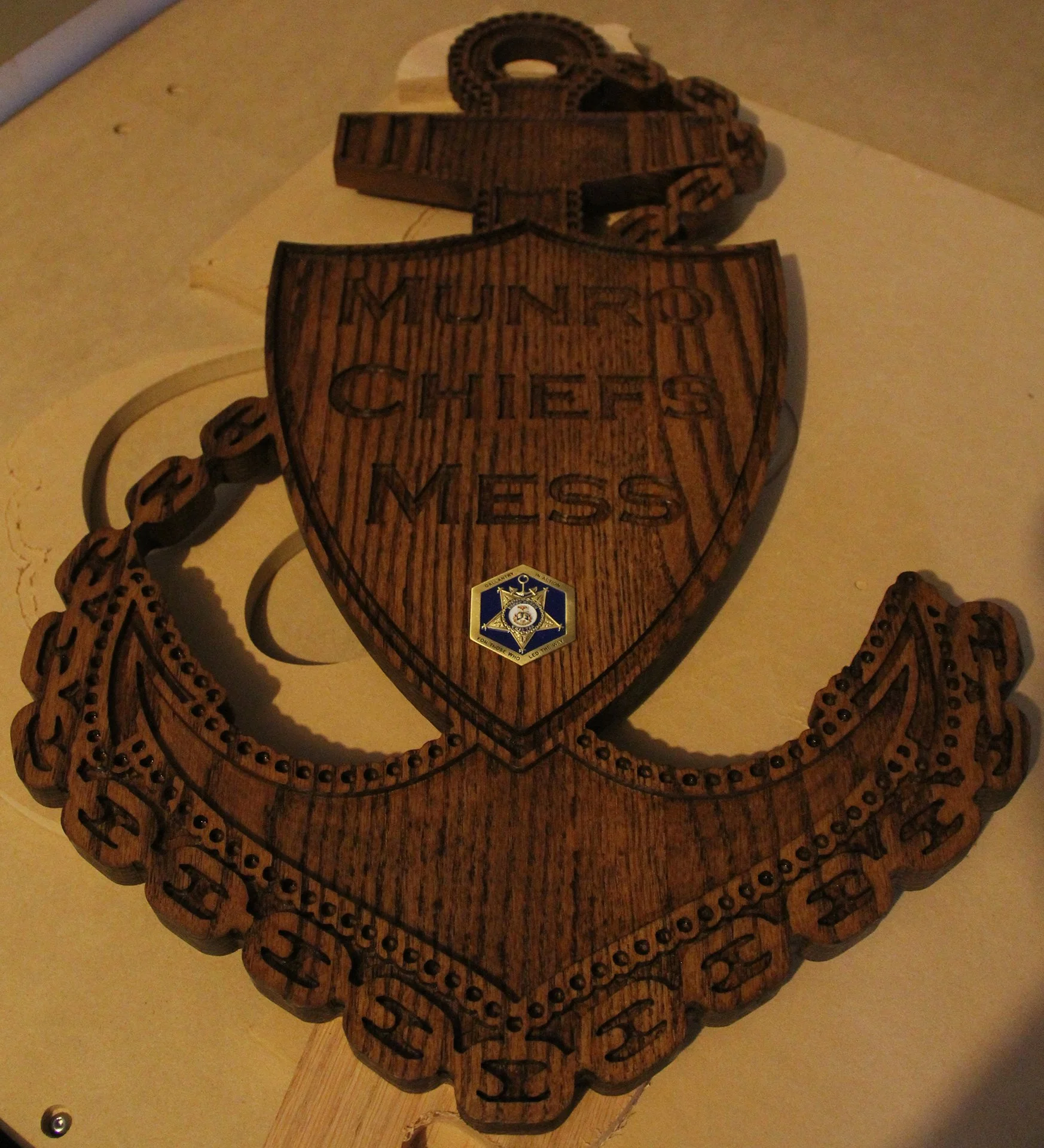 Munro Chiefs Mess Sign
