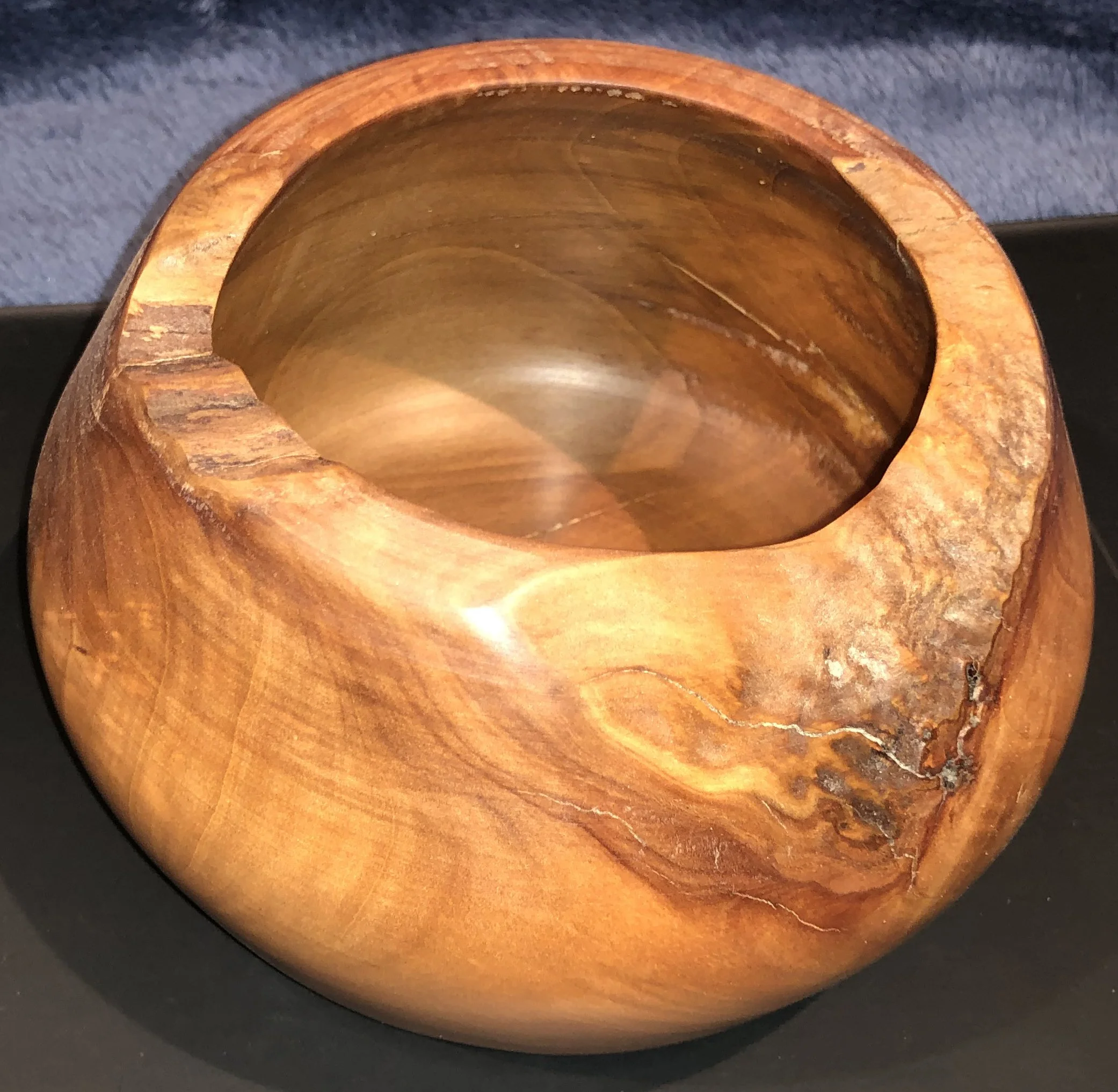 Salvaged Firewood Bowl