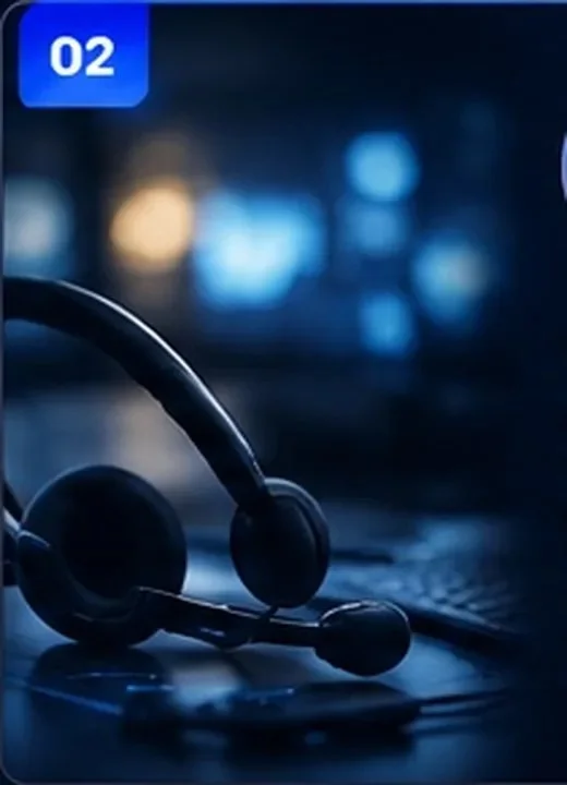 Professional 24/7 answering service representatives handling inbound calls and scheduling appointments for contractors