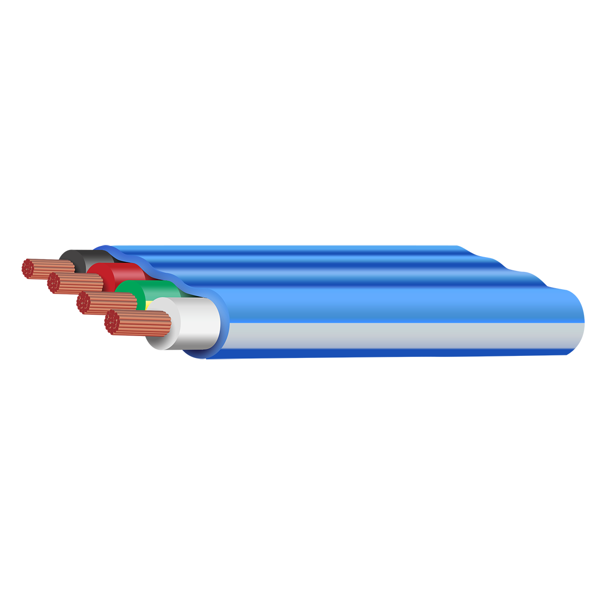 Air Conditioning Cable 3 Core & Earth Flat TPS