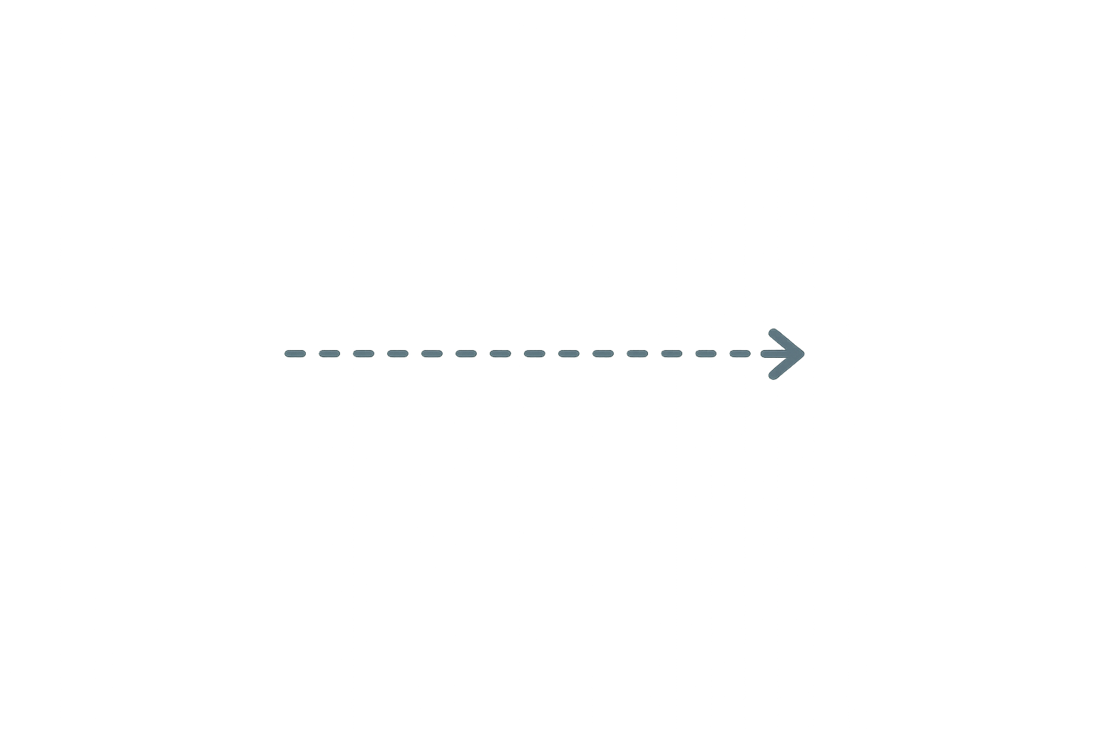 Graph illustrating the concept of a constant speed, showing a straight line with an upward slope and a dashed arrow pointing to the right.