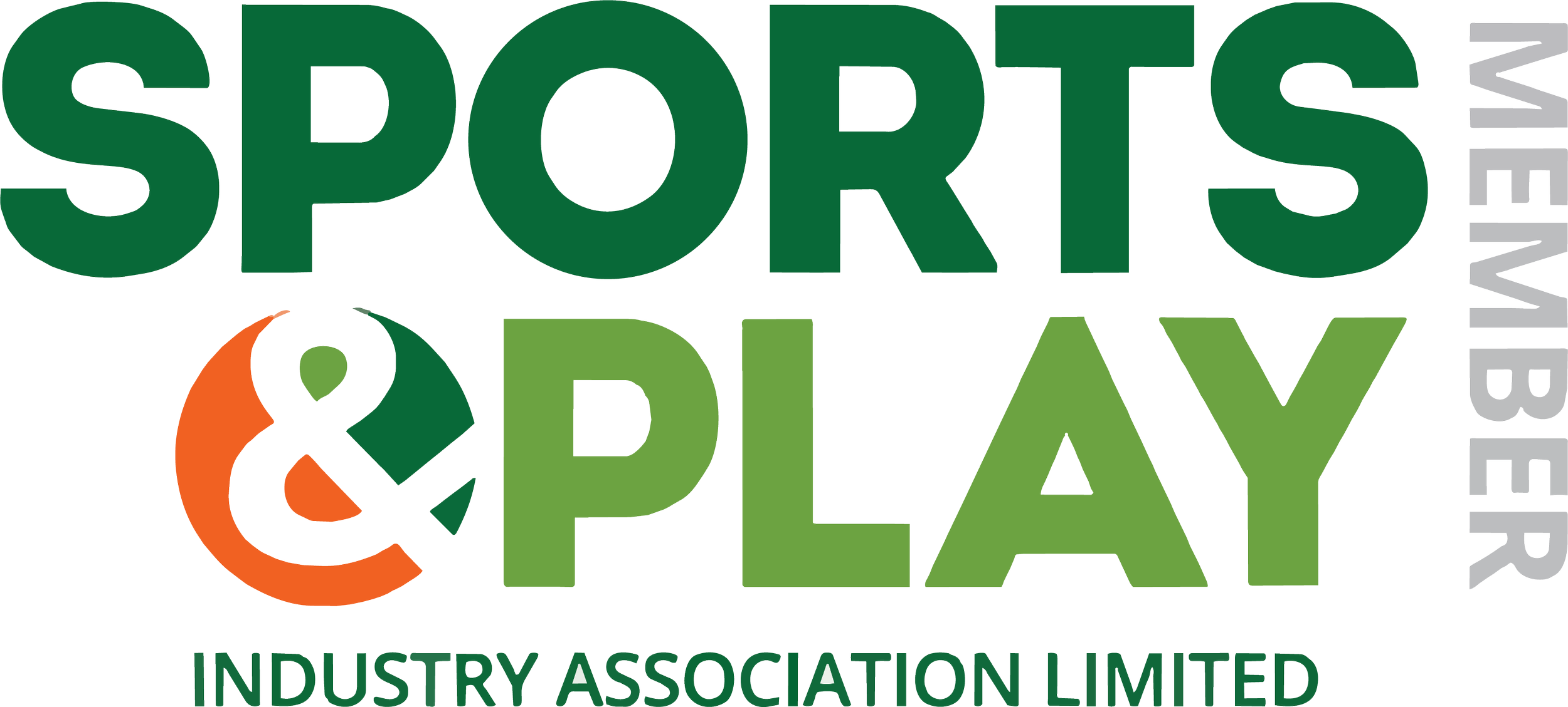 Logo of Sports & Display Industry Association Limited, featuring bold green and orange text with stylized ampersand and a circle design.