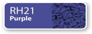 Color swatch labeled 'RH21 Purple' with a textured deep purple shade