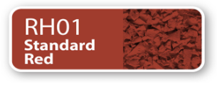 Color test label labeled RH01 Standard Red