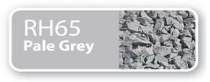 Sample paint swatch labeled RH65 Pale Grey with a matte grey textured color