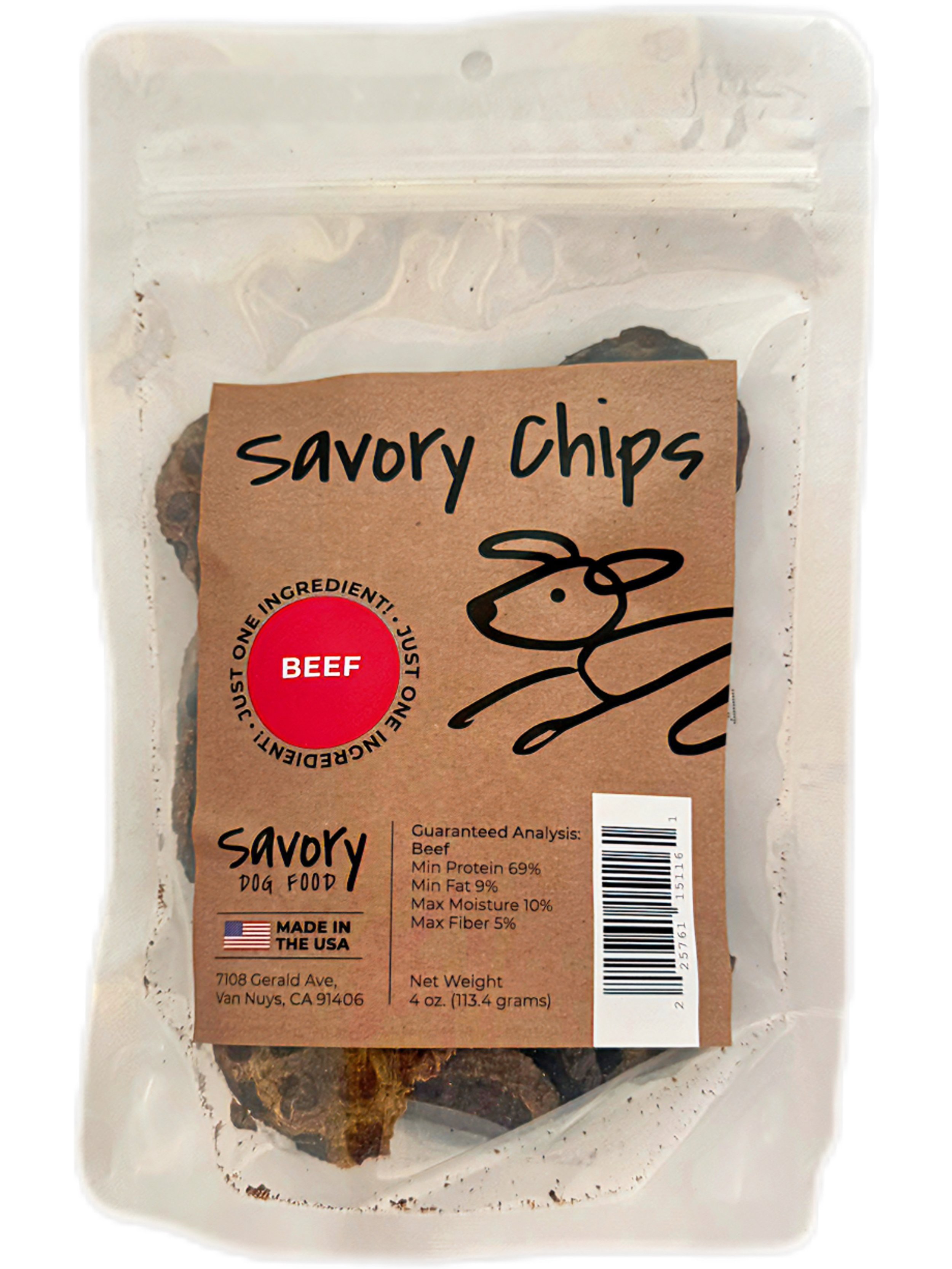 Beef Chips - Single-Ingredient Dog Treats