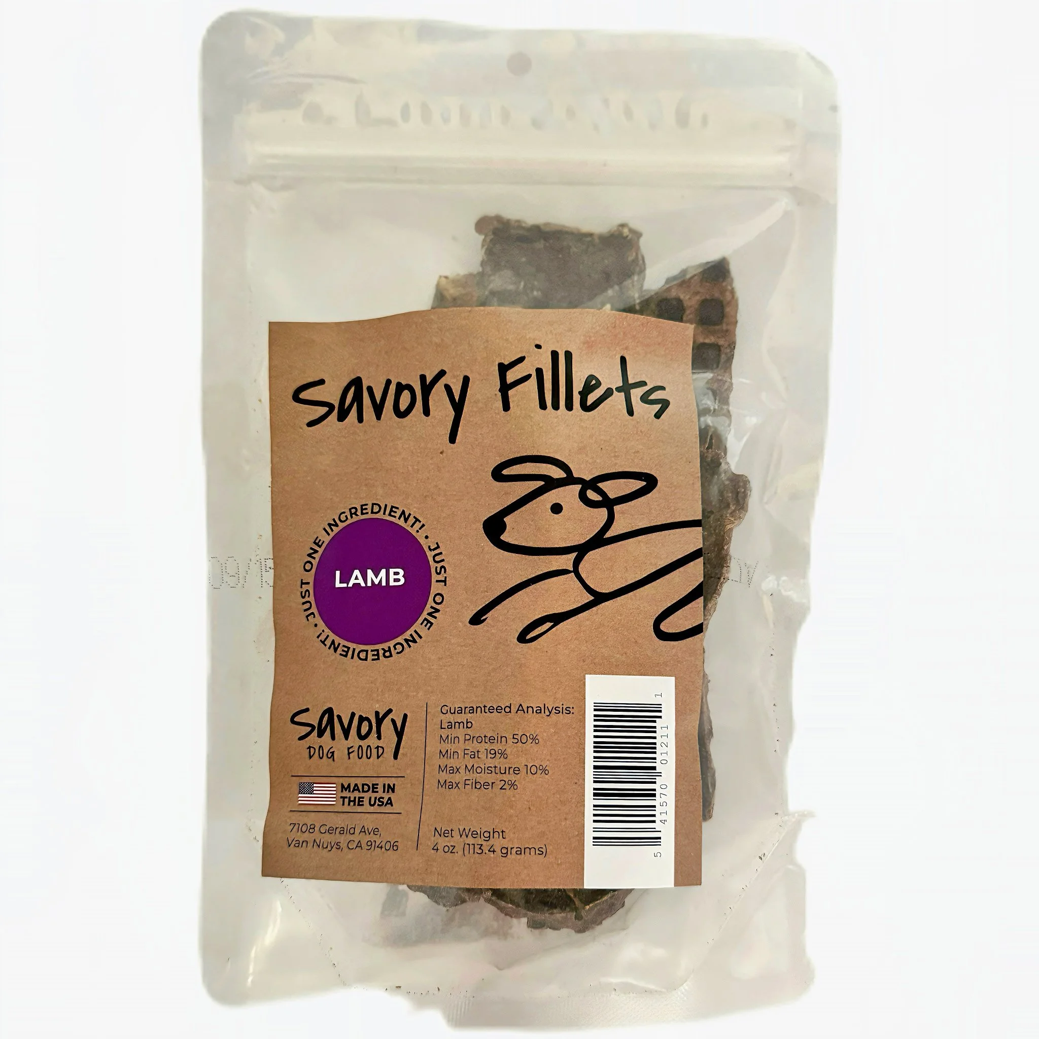 Lamb Fillets - Single-Ingredient Lamb Dog Treats