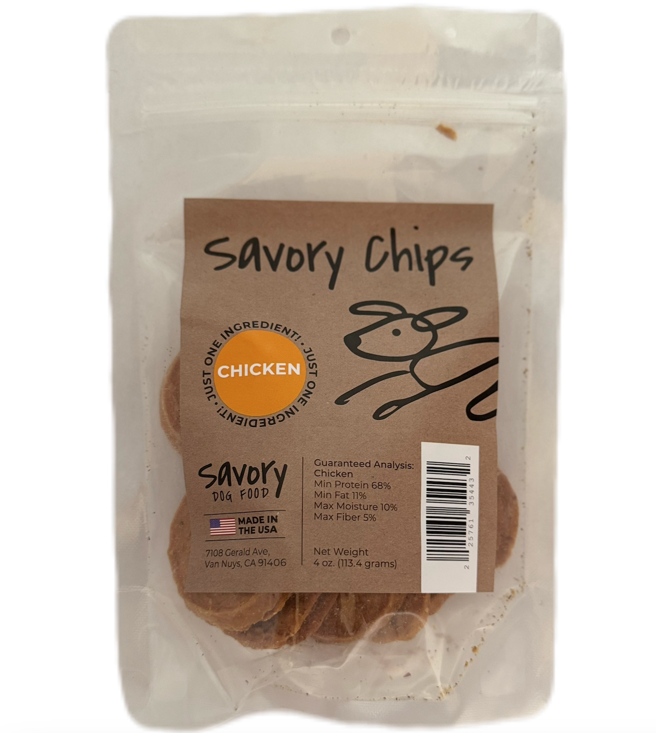 Chicken Chips - Single-Ingredient Dog Treats