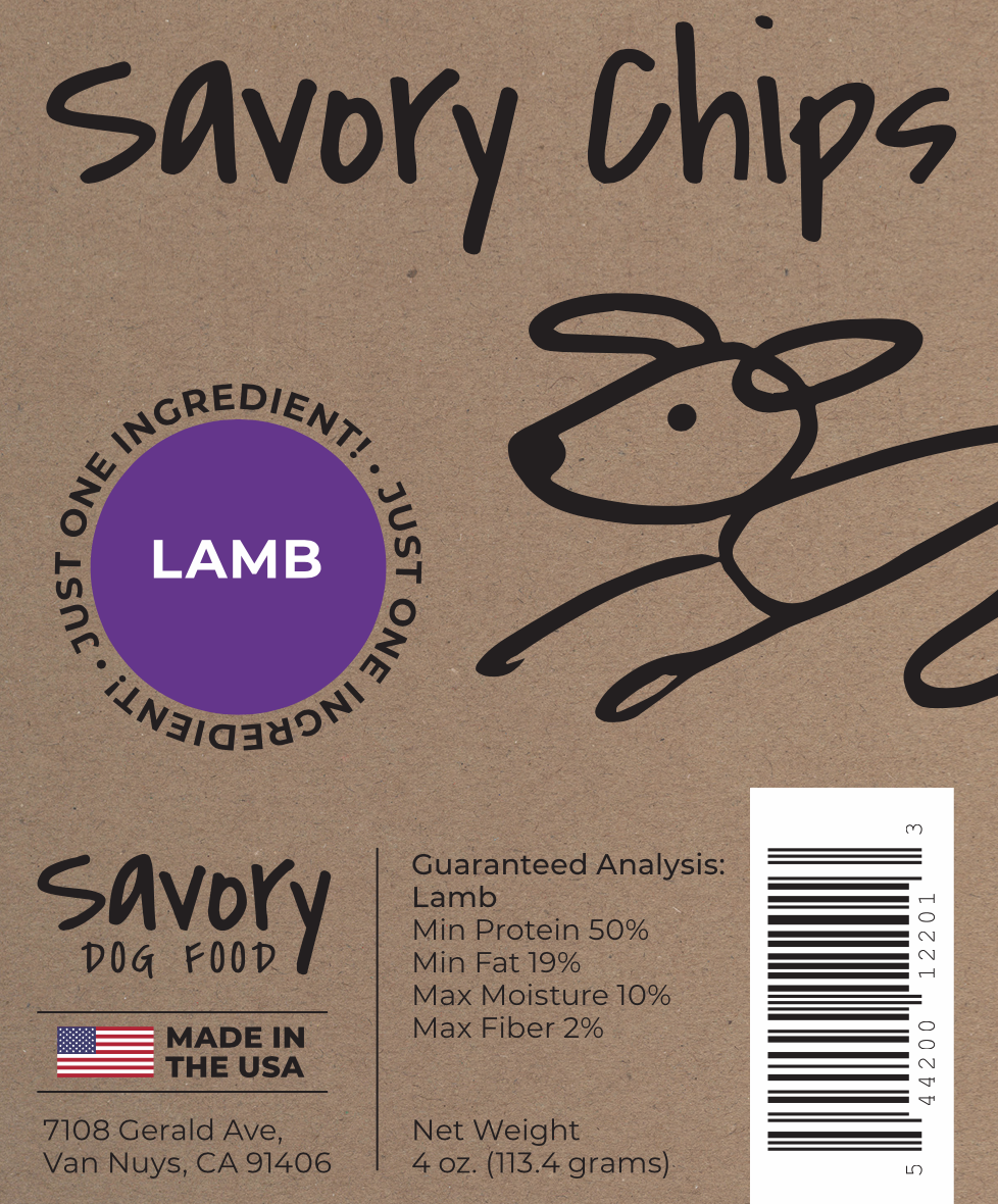 Lamb Chips - Single-Ingredient Dog Treats