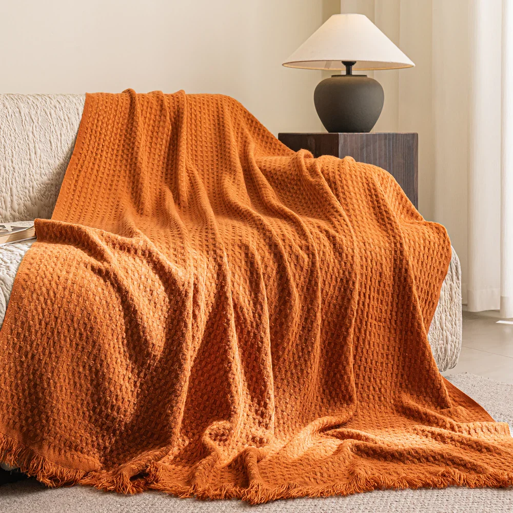 Waffle Weave Throw