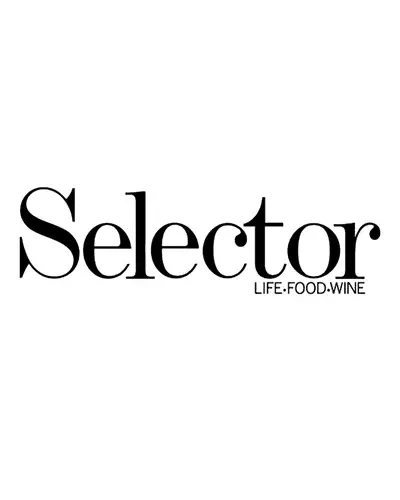 The logo for Selector with the words 'LIFE.FOOD.WINE' underneath.