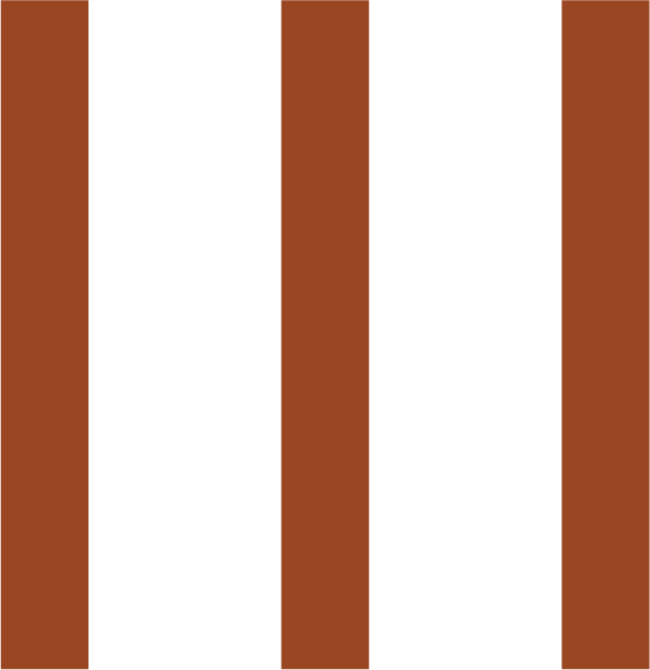 Image of alternating vertical brown and white stripes.