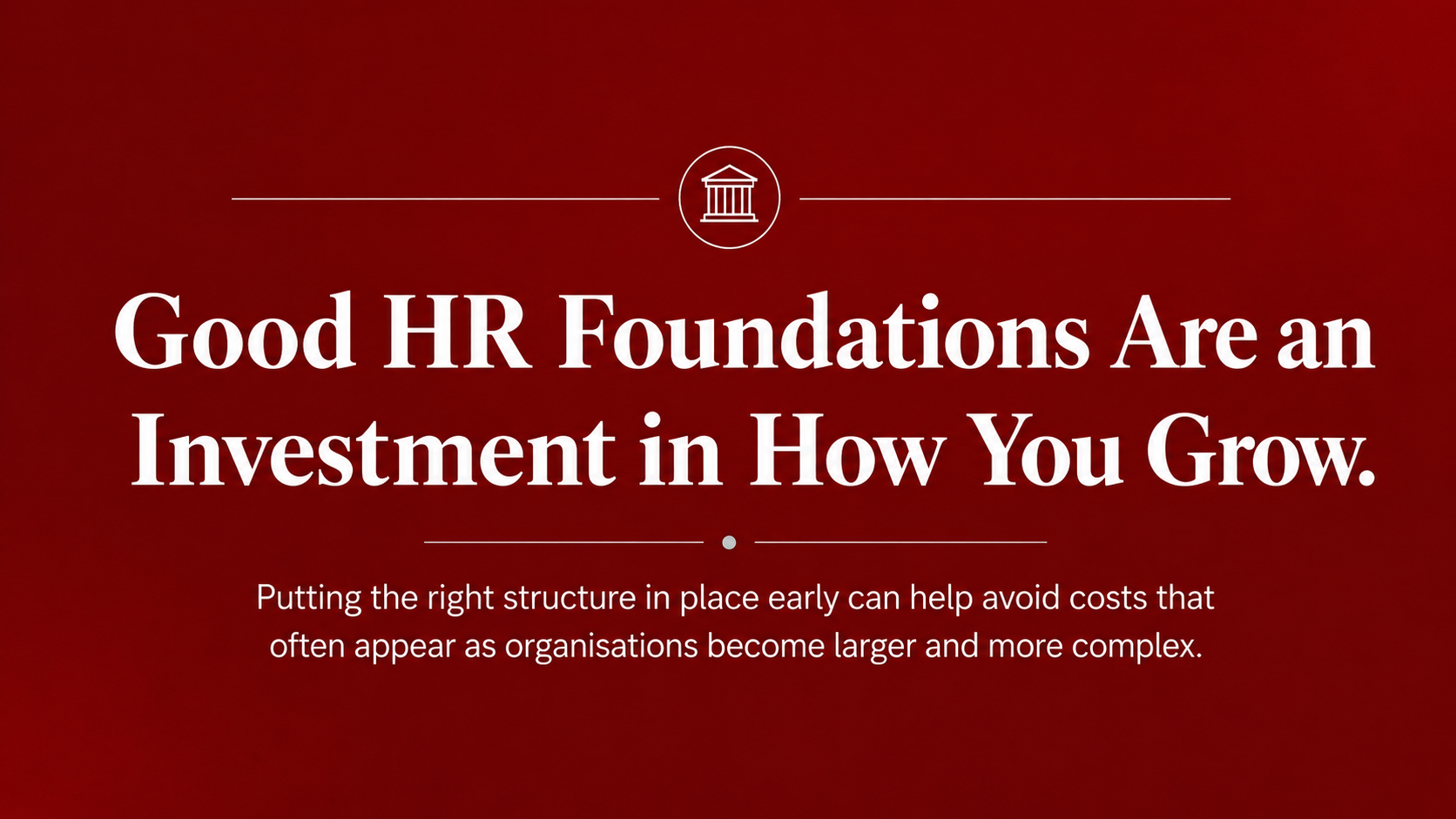 HR foundations for startup and SME growth: people, processes, policies, technology and governance