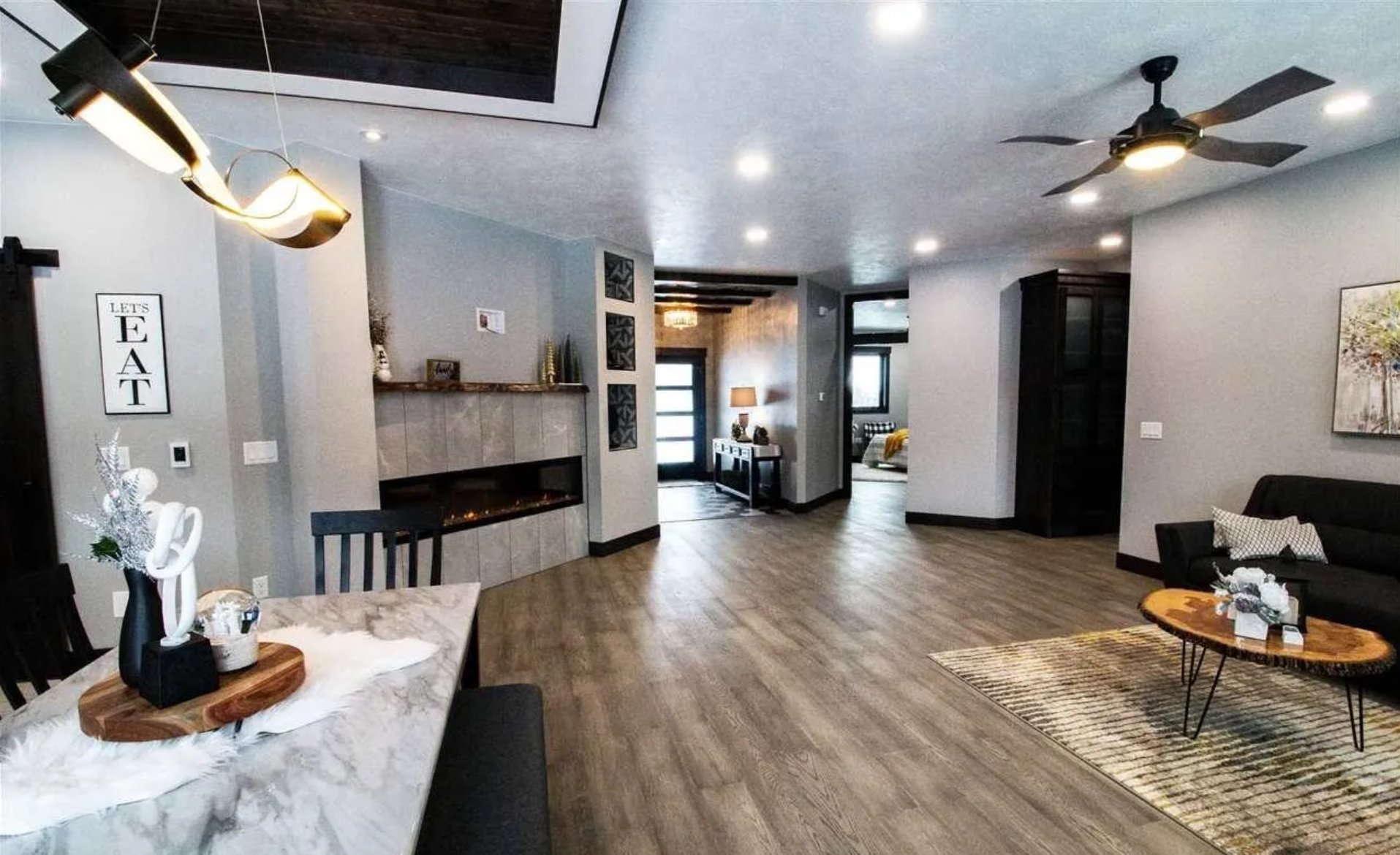 700 W 81st Living Room, Dining Room, and Kitchen