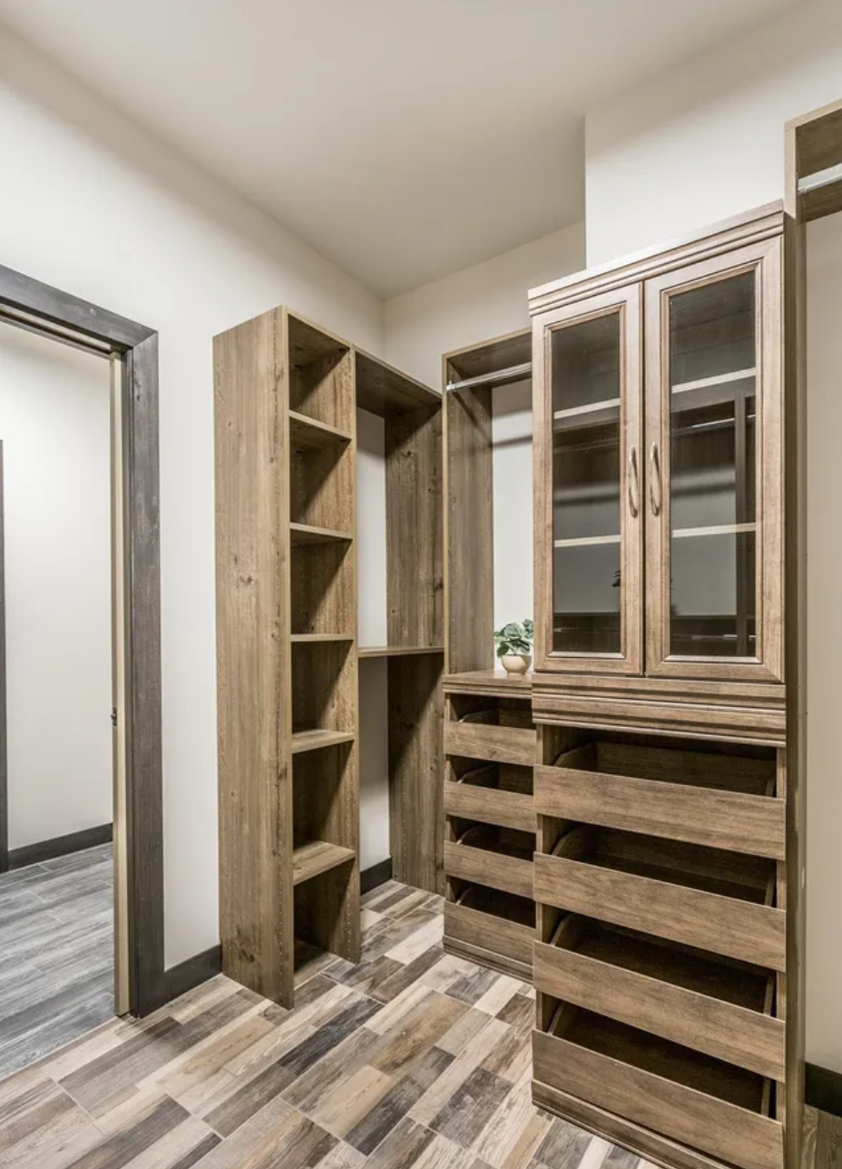 Custom walk-in closet