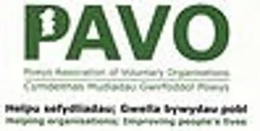 Logo with the word PAVO in green uppercase letters.